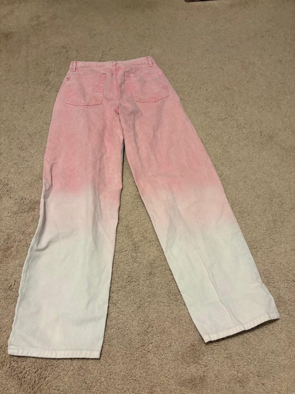 BDG Urban Outfitters High Rise Baggy Pink Ombre Jeans Women's 28 - Picture 6 of 6